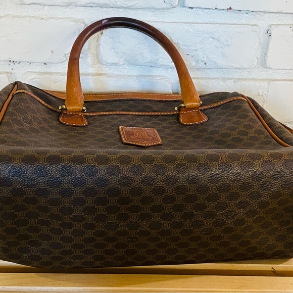 Céline
Boston Bag Macadam In Brown Coated Canvas Tote - Picture 11 of 11